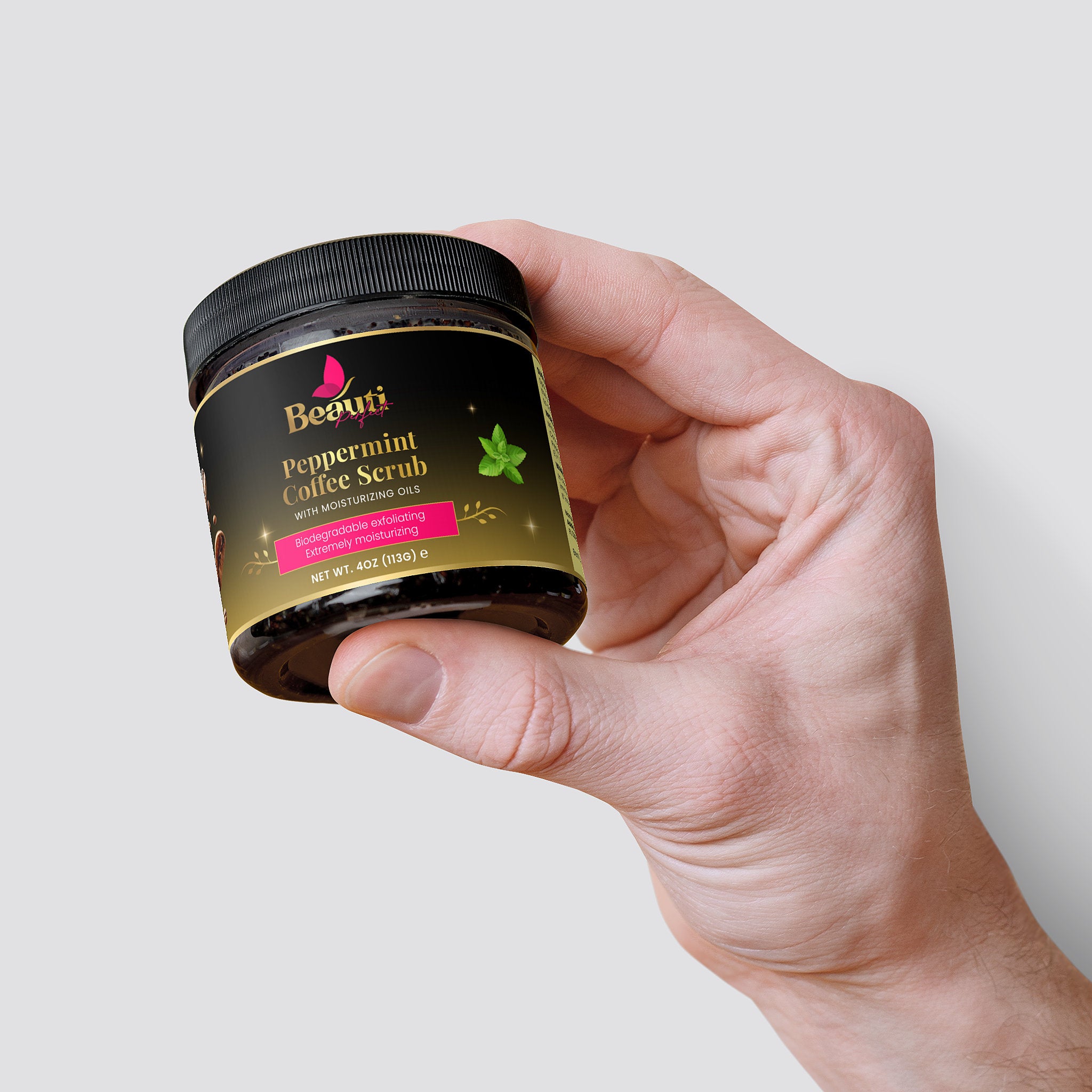 Peppermint Coffee Scrub