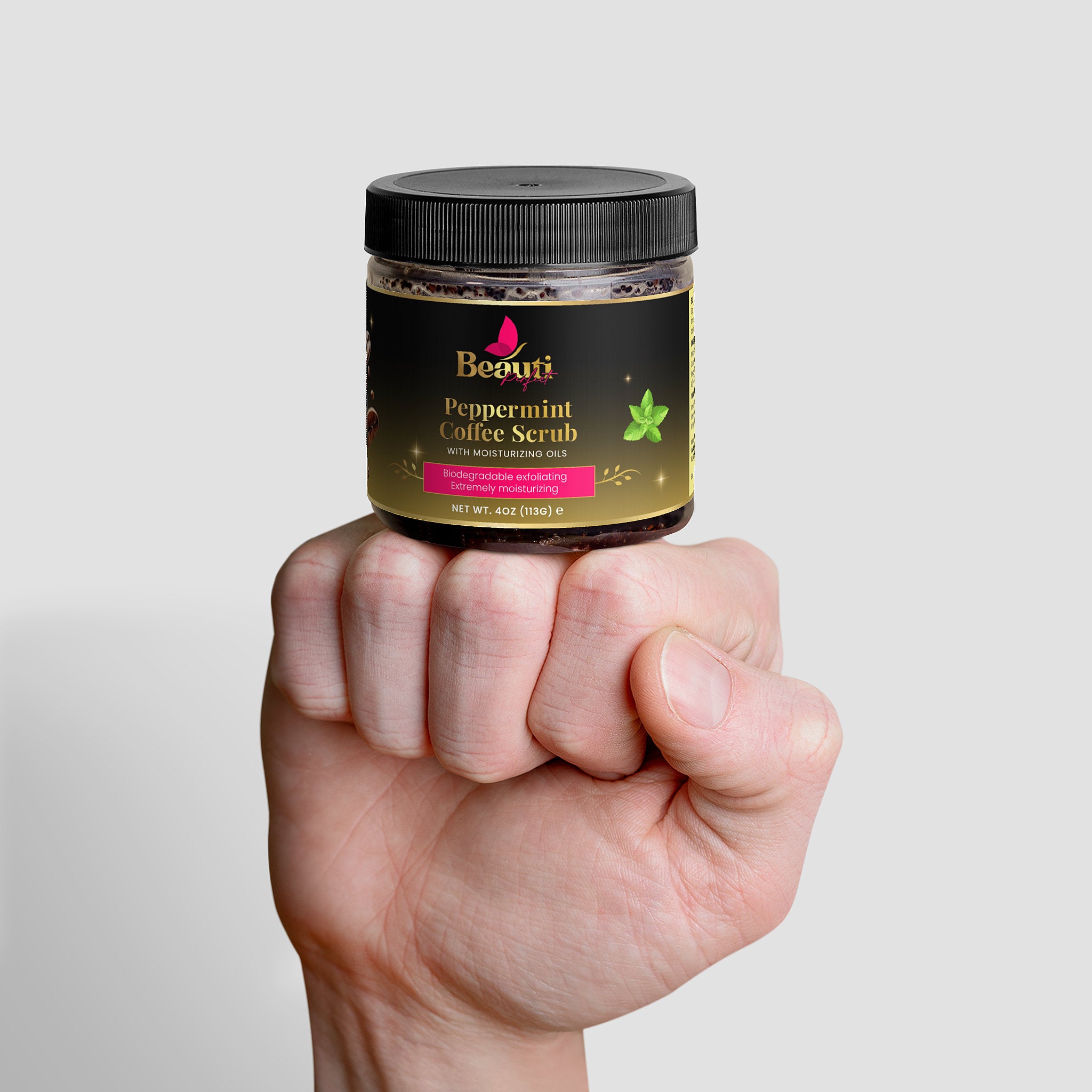 Peppermint Coffee Scrub