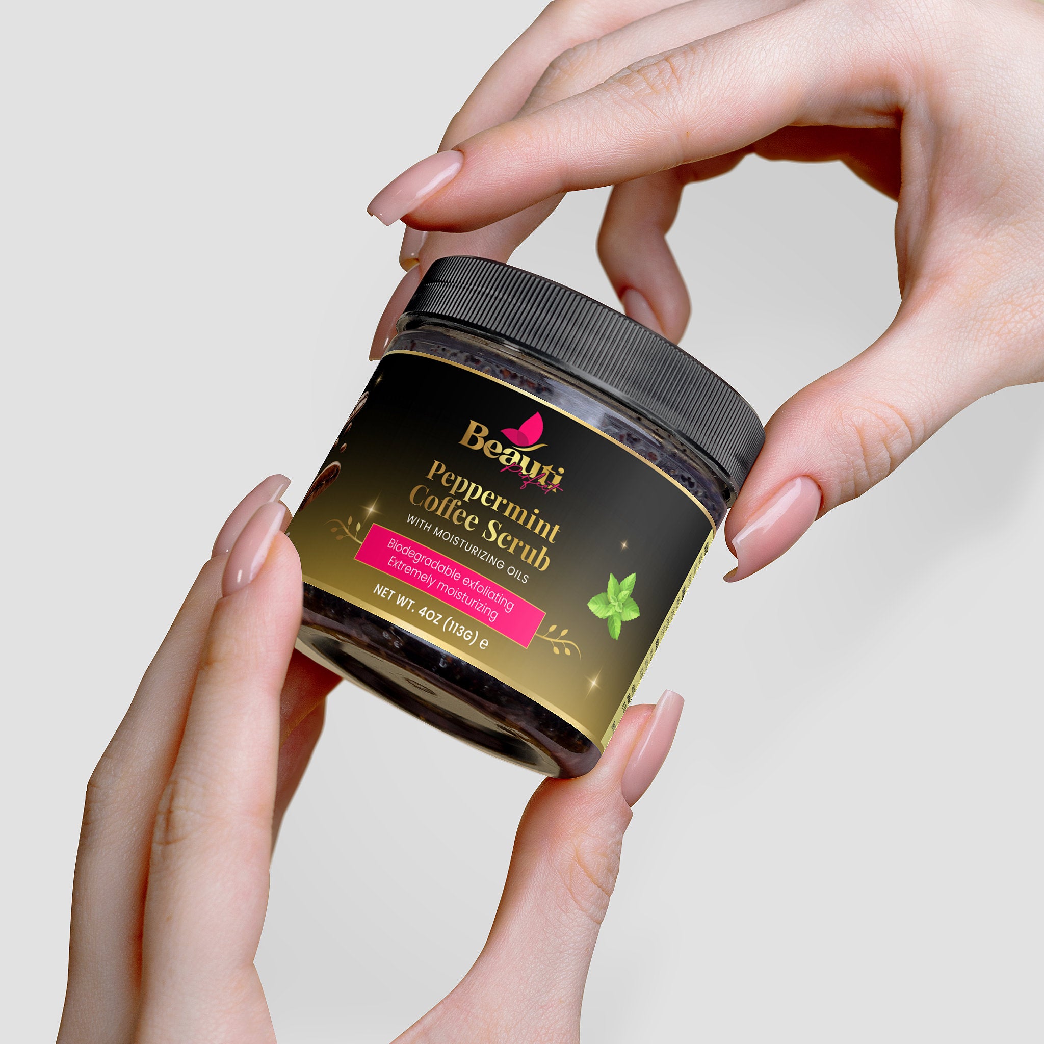 Peppermint Coffee Scrub