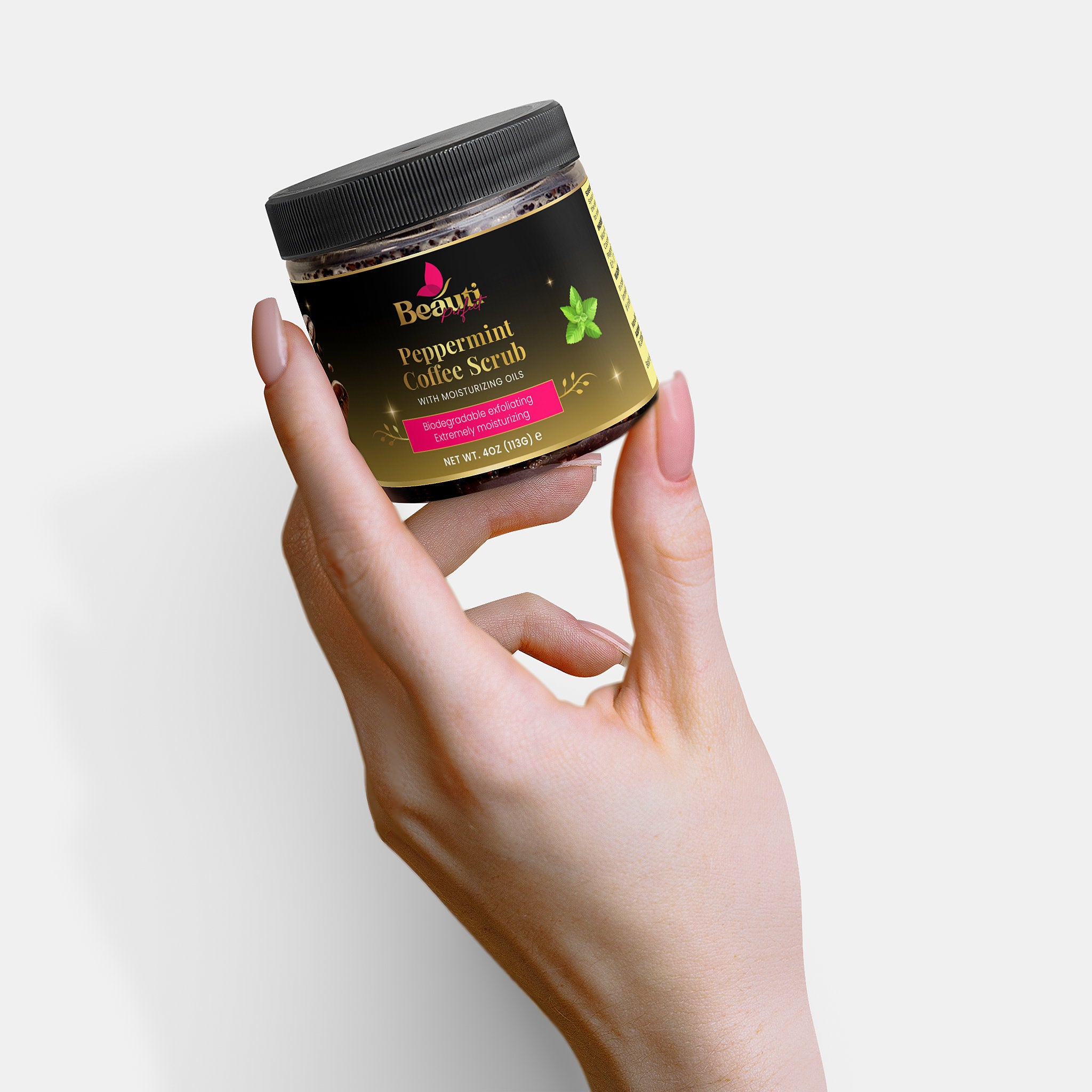 Peppermint Coffee Scrub